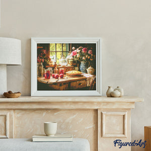 Diamond Painting - Hausgemachter Apfelkuchen