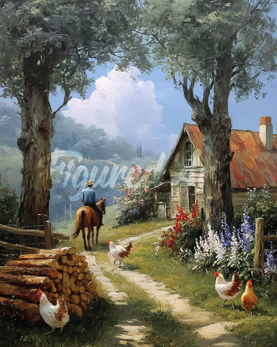 Diamond Painting - Ländliches Farmleben