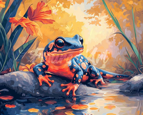 Diamond Painting - Launischer Salamander