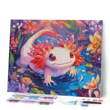 Laden Sie das Bild in den Galerie-Viewer, Diamond Painting - Süßer Axolotl