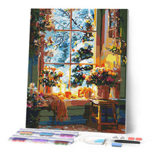 Laden Sie das Bild in den Galerie-Viewer, Diamond Painting - Romantischer Winter