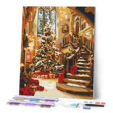Laden Sie das Bild in den Galerie-Viewer, Diamond Painting - Großer Weihnachtssaal