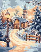 Laden Sie das Bild in den Galerie-Viewer, Diamond Painting - Pfad zur Kapelle – 40 x 50 cm auf Keilrahmen gespannt