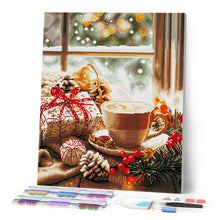 Laden Sie das Bild in den Galerie-Viewer, Diamond Painting - Festliche Kaffeezeit