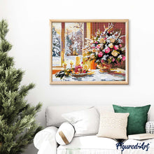 Laden Sie das Bild in den Galerie-Viewer, Diamond Painting - Romantischer Heiligabend