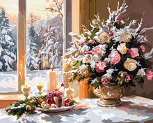 Laden Sie das Bild in den Galerie-Viewer, Diamond Painting - Romantischer Heiligabend