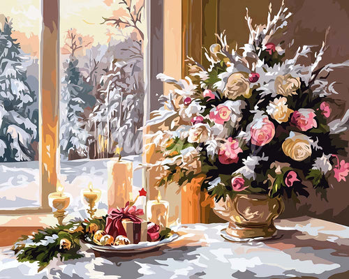 Diamond Painting - Romantischer Heiligabend