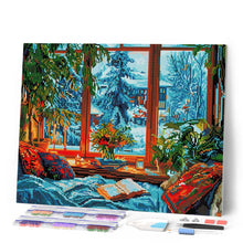 Laden Sie das Bild in den Galerie-Viewer, Diamond Painting - Gemütlicher Winterabend