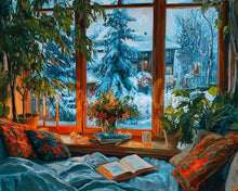 Laden Sie das Bild in den Galerie-Viewer, Diamond Painting - Gemütlicher Winterabend