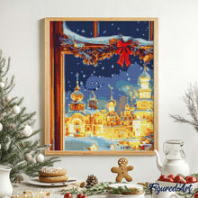 Laden Sie das Bild in den Galerie-Viewer, Diamond Painting - Schein des Heiligabends