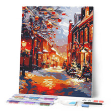 Laden Sie das Bild in den Galerie-Viewer, Diamond Painting - Goldene Weihnachtsstunde
