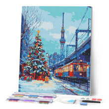Laden Sie das Bild in den Galerie-Viewer, Diamond Painting - Weihnachten in Tokio