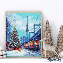 Laden Sie das Bild in den Galerie-Viewer, Diamond Painting - Weihnachten in Tokio