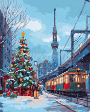 Laden Sie das Bild in den Galerie-Viewer, Diamond Painting - Weihnachten in Tokio