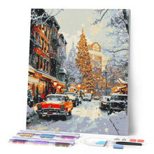 Laden Sie das Bild in den Galerie-Viewer, Diamond Painting - New Yorker Winterstraße