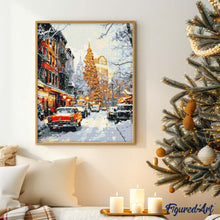 Laden Sie das Bild in den Galerie-Viewer, Diamond Painting - New Yorker Winterstraße