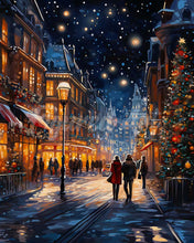 Laden Sie das Bild in den Galerie-Viewer, Diamond Painting - Sternenreicher Weihnachtsbummel