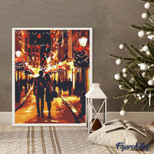 Laden Sie das Bild in den Galerie-Viewer, Diamond Painting - Romantische Weihnachtsnacht