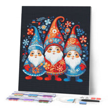 Laden Sie das Bild in den Galerie-Viewer, Diamond Painting - Wichtel-Trio