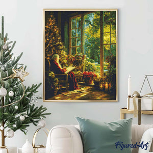 Diamond Painting - Ruhiger Moment des Weihnachtsmanns