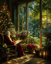 Laden Sie das Bild in den Galerie-Viewer, Diamond Painting - Ruhiger Moment des Weihnachtsmanns