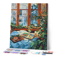 Laden Sie das Bild in den Galerie-Viewer, Diamond Painting - Gemütlicher Winter im Bett