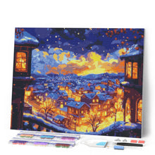 Laden Sie das Bild in den Galerie-Viewer, Diamond Painting - Leuchtende Winternacht