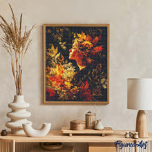 Laden Sie das Bild in den Galerie-Viewer, Diamond Painting - Dame mit goldenem Laub