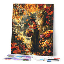 Laden Sie das Bild in den Galerie-Viewer, Diamond Painting - Fee des Herbstgartens