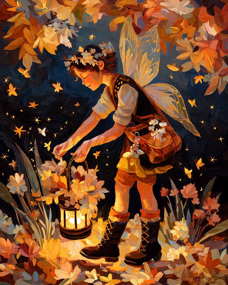 Diamond Painting - Süße Herbstfee