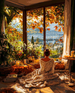 Diamond Painting - Gemütlicher Herbstmorgen