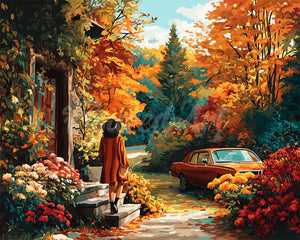 Diamond Painting - Herbstlicher Abschied