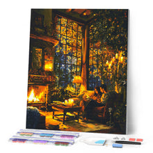Laden Sie das Bild in den Galerie-Viewer, Diamond Painting - Gemütlicher Herbstabend