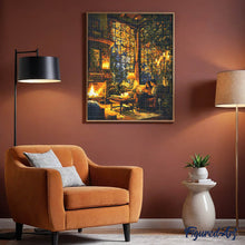 Laden Sie das Bild in den Galerie-Viewer, Diamond Painting - Gemütlicher Herbstabend