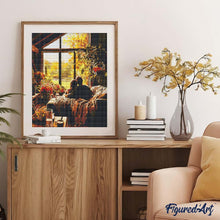Laden Sie das Bild in den Galerie-Viewer, Diamond Painting - Herbstliche Morgenumarmung