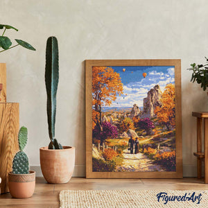 Diamond Painting - Romantischer Herbst in Kappadokien