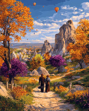 Laden Sie das Bild in den Galerie-Viewer, Diamond Painting - Romantischer Herbst in Kappadokien