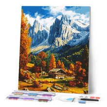 Laden Sie das Bild in den Galerie-Viewer, Diamond Painting - Herbst in den Dolomiten