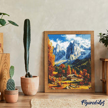 Laden Sie das Bild in den Galerie-Viewer, Diamond Painting - Herbst in den Dolomiten