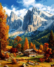 Laden Sie das Bild in den Galerie-Viewer, Diamond Painting - Herbst in den Dolomiten