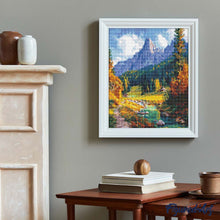 Laden Sie das Bild in den Galerie-Viewer, Diamond Painting - Herbstbach in den Alpen