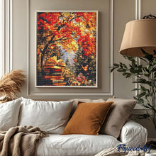 Laden Sie das Bild in den Galerie-Viewer, Diamond Painting - Lesen mit Schmetterlingen