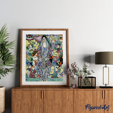 Laden Sie das Bild in den Galerie-Viewer, Diamond Painting - Porträt von Friederike Maria Beer - Klimt