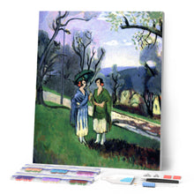 Laden Sie das Bild in den Galerie-Viewer, Diamond Painting - Gespräch unter den Olivenbäumen - Matisse