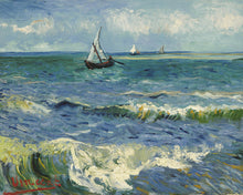 Laden Sie das Bild in den Galerie-Viewer, Diamond Painting - Seestück bei Les Saintes-Maries-de-la-Mer - Van Gogh