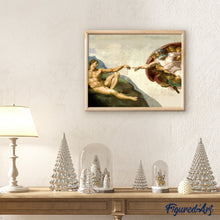 Laden Sie das Bild in den Galerie-Viewer, Diamond Painting - Die Erschaffung Adams - Michelangelo