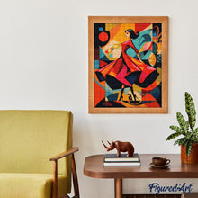 Laden Sie das Bild in den Galerie-Viewer, Diamond Painting - Kühnes Abstraktes Supermodel