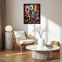Laden Sie das Bild in den Galerie-Viewer, Diamond Painting - Kühne Abstrakte Jazz-Band