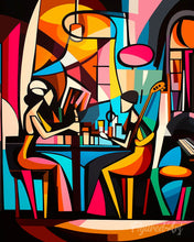 Laden Sie das Bild in den Galerie-Viewer, Diamond Painting - Kühner Abstrakte Jazz-Bar