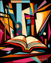 Laden Sie das Bild in den Galerie-Viewer, Diamond Painting - Kühne Abstrakte Bibliothek